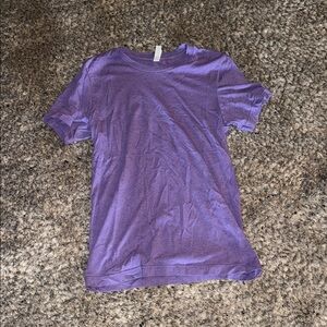 Bella Canvas Purple Short Sleeve Tee